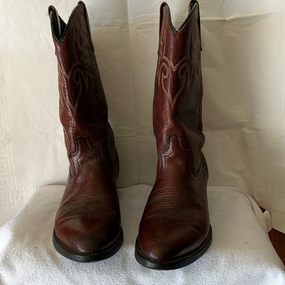 Dingo Men’s Deep Brown 8.5D (D105981) Leather Upper PointedToe Western Boot GUC